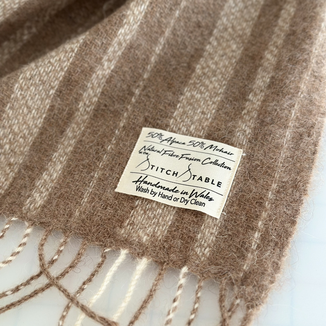 50% Alpaca and 50% Mohair Scarf