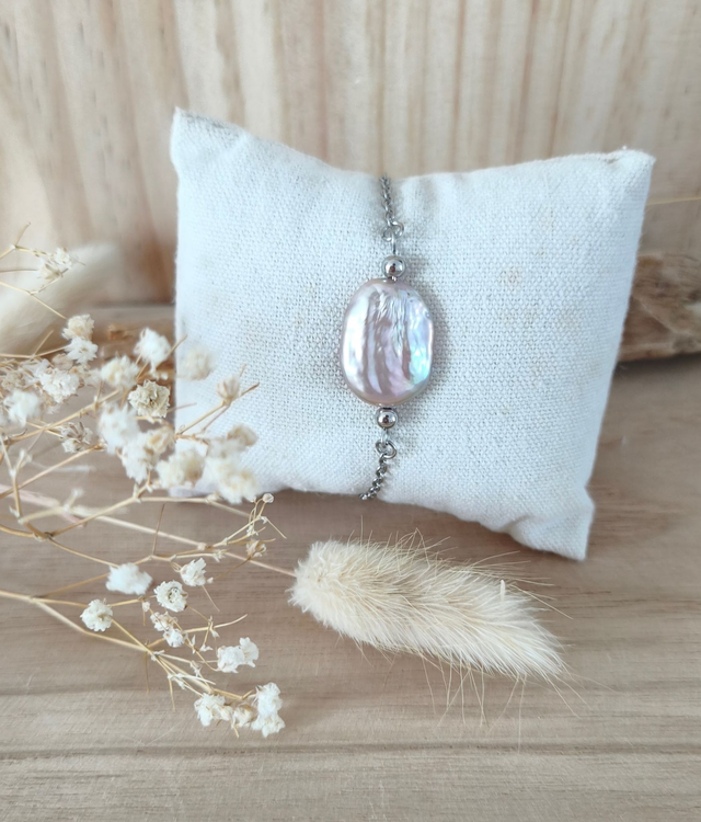 Bracelet Chaîne Perle d'eau douce
