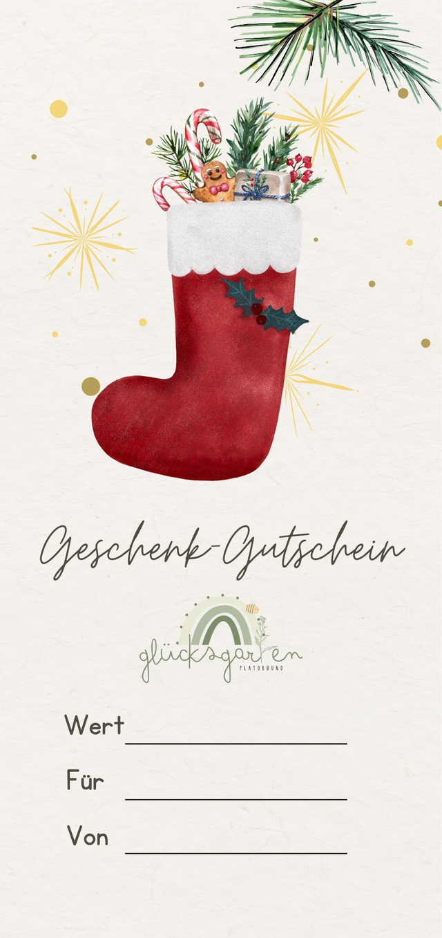 Gutschein Nikolausstiefel