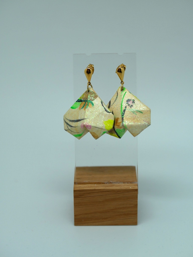 Chavire doré pailleté