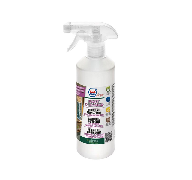 FAST CLEANER DETERGENTE IGIENIZZANTE PER SERRAMENTI IN LEGNO conf. ml 500