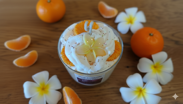 Bougie Clémentine Monoï 