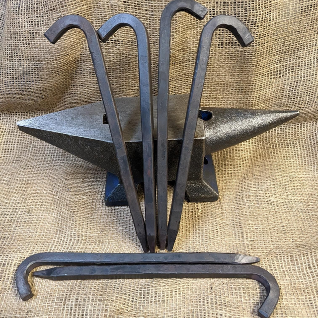 Hand Forged Heavy Duty Tent Pegs