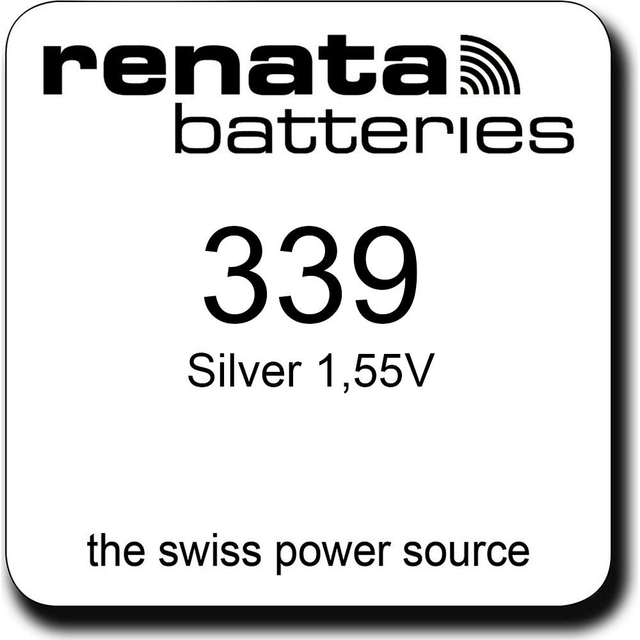 339 (SR614SW) Renata Watch Battery (Pack 10)