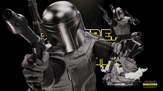 STATUE JANGO FETT série Star Wars