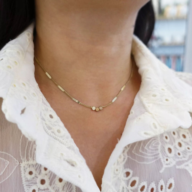 Collier 3 mini ronds - 4 coloris