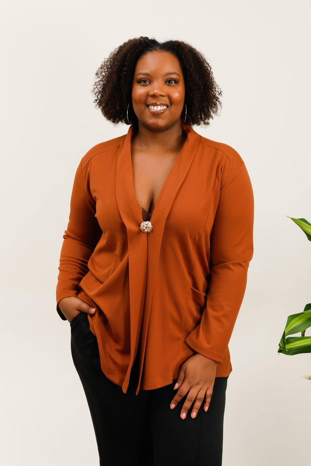 Veste terracotta