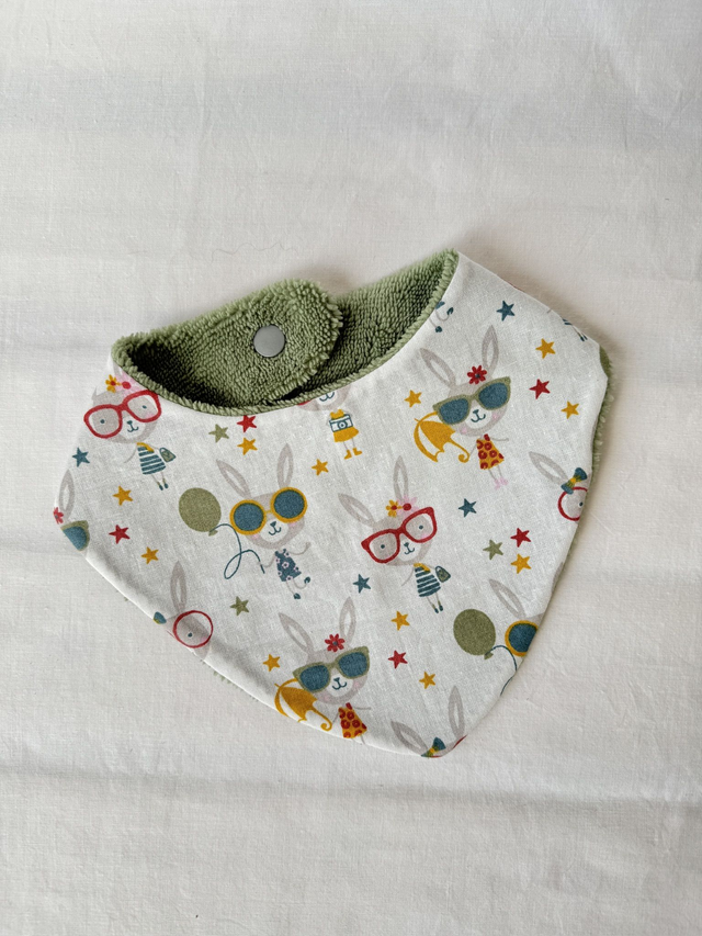Bavoir bandana bébé (0-12 mois)