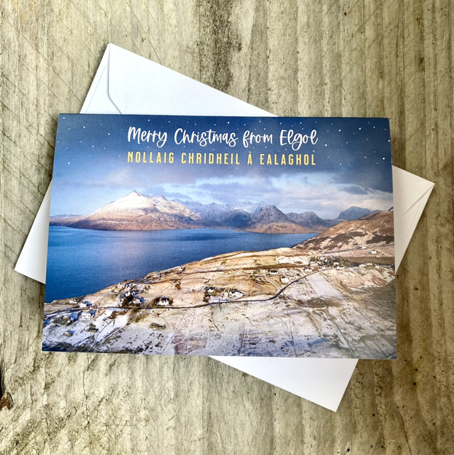 Elgol Christmas card - Cuillin