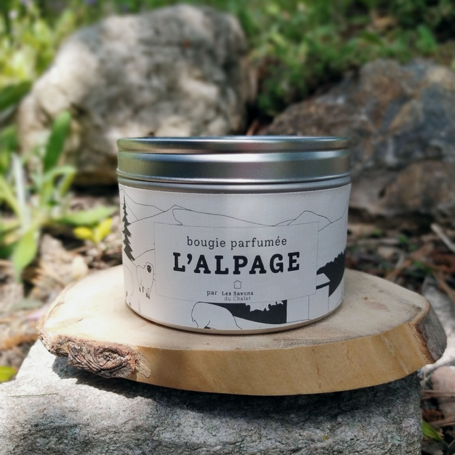 Bougie végétale parfumée L'ALPAGE
