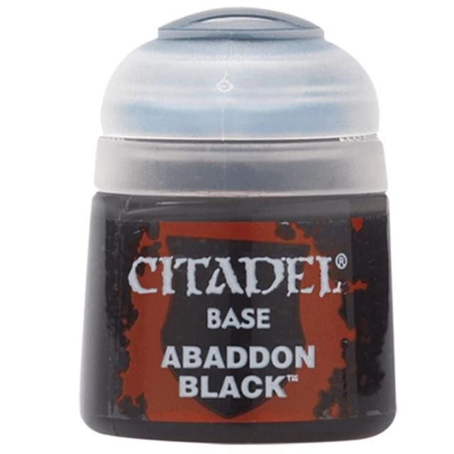 Games Workshop Citadel Colour Abaddon Black Base 12 ML Paint