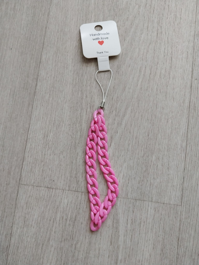 Mini Chaîne de Téléphone Rose