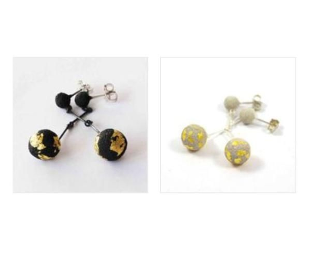 Precious Lava Drop Earrings