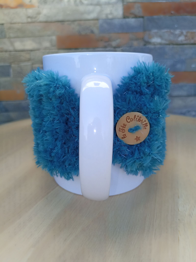 Snood pour mugs à paillettes