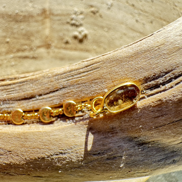 Boucles d'oreille Chaîne Blé