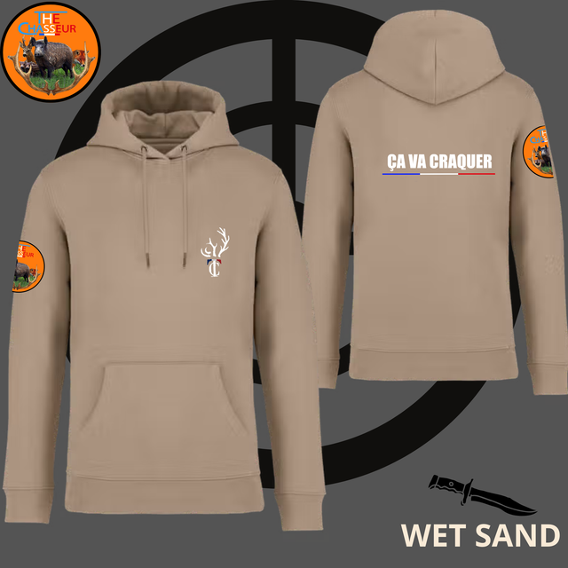 Sweet unisexe Brodé Team the Chasseur