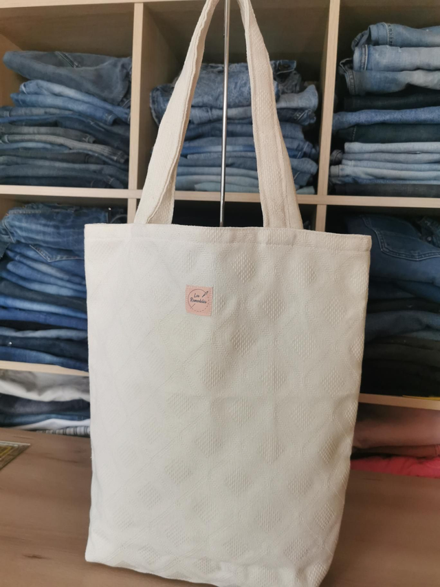 Sac en toile à matelas surcyclée - format Tote bag