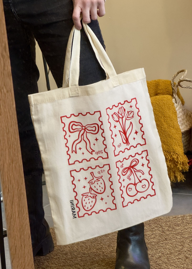 Tote Bag – motif Timbres