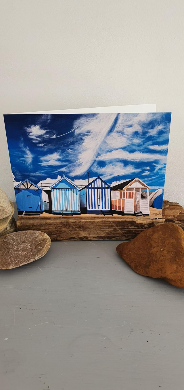 A5 CARD 'Thorpe Bay Beach Huts'