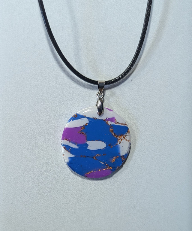 Pendentif rond Nébuleuse