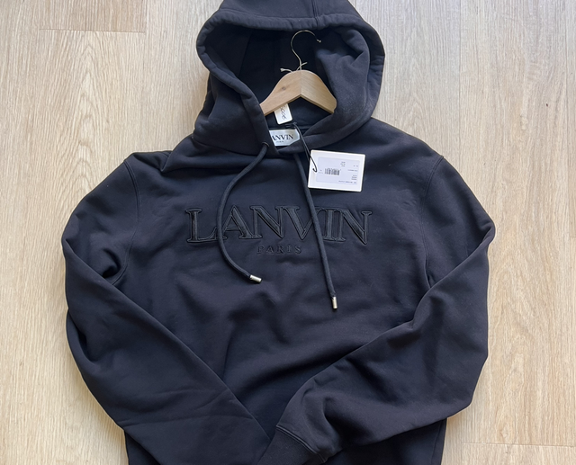 Lanvin Hoodie Black Size XL - NEW