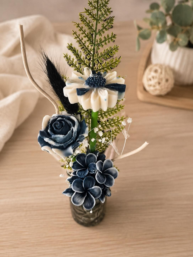 Bouquet de fondants Clean dans vase 