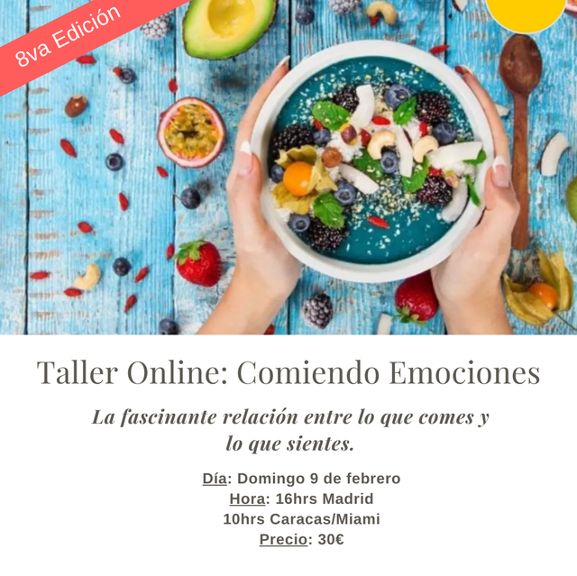 Taller Online: Comiendo Emociones