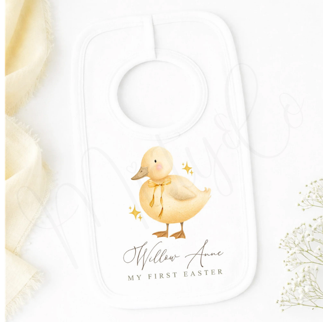 Little Duckling Easter Bib