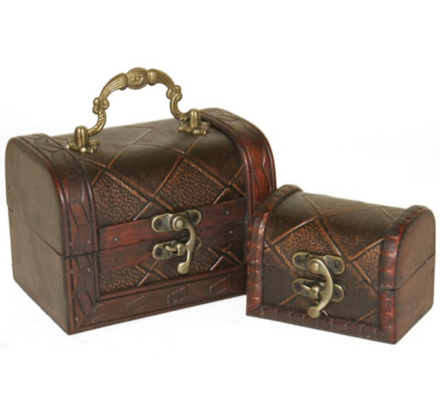 Set of 2 witches chests 
