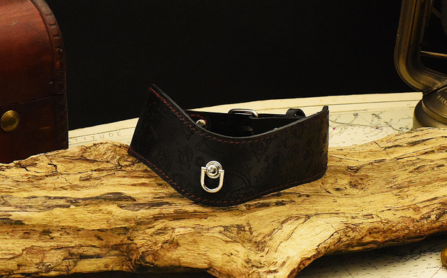 Etched Black Choker