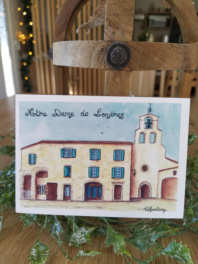 Carte "Notre Dame de Londres", 10 x 15 cm