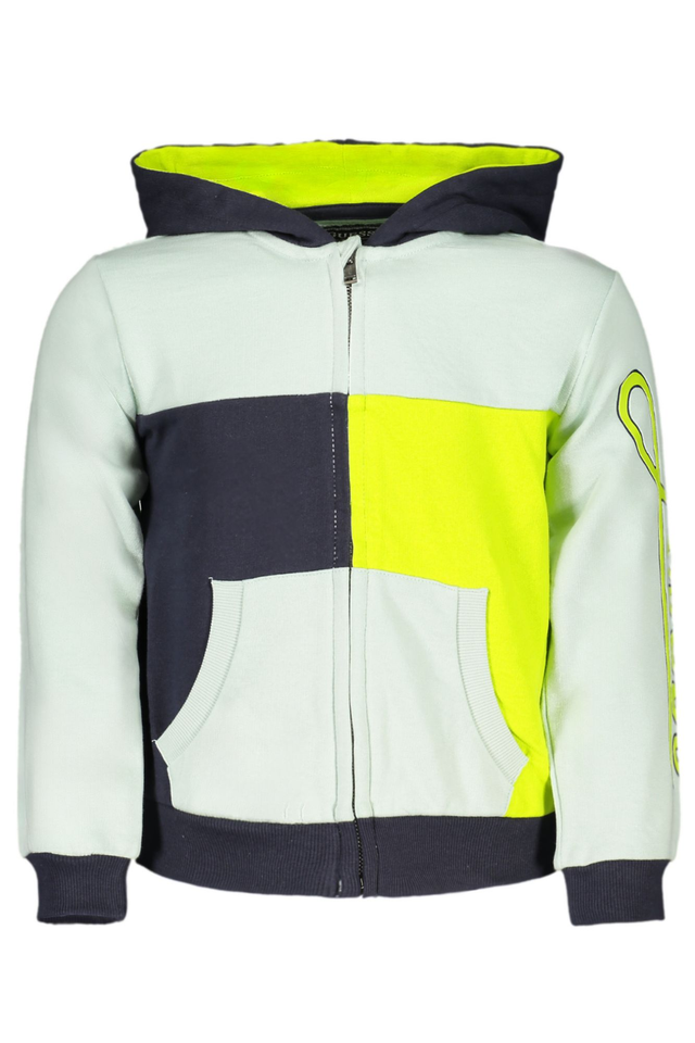 GUESS JEANS FELPA CON ZIP BAMBINO BLU