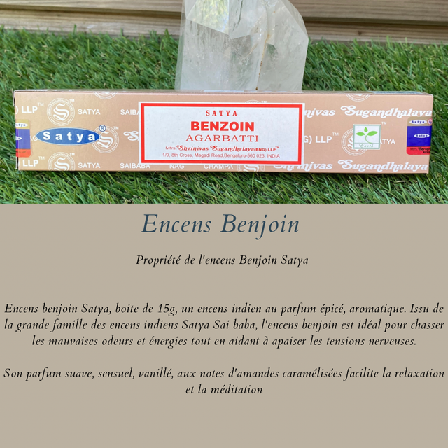Encens Satya Benjoin