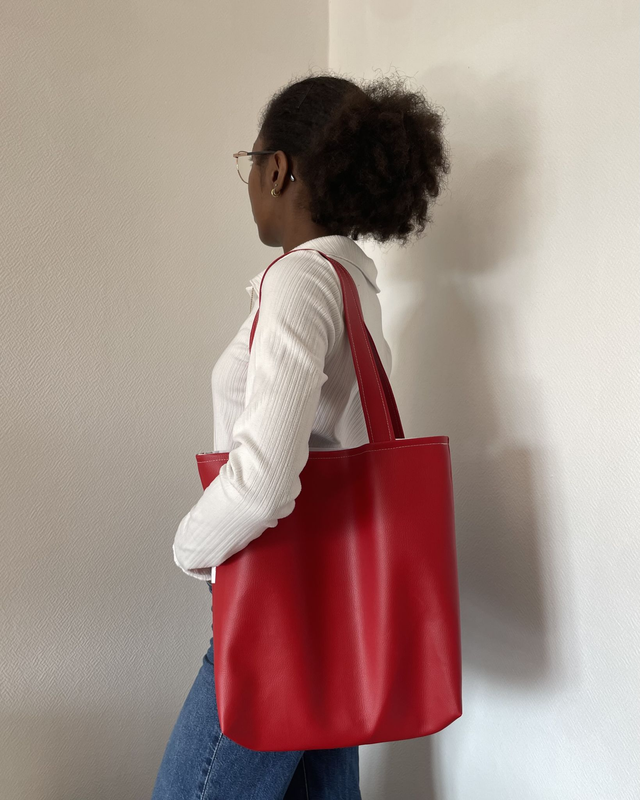 Tote bag rouge 