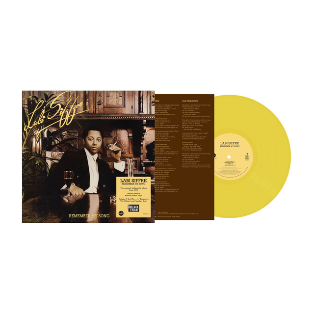 Labi Siffre - Remember My Song LP (Saffron Yellow Vinyl)