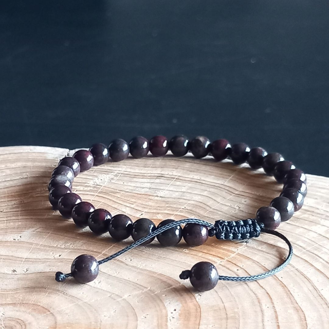 Bracelet ajustable en Jaspe bréchique