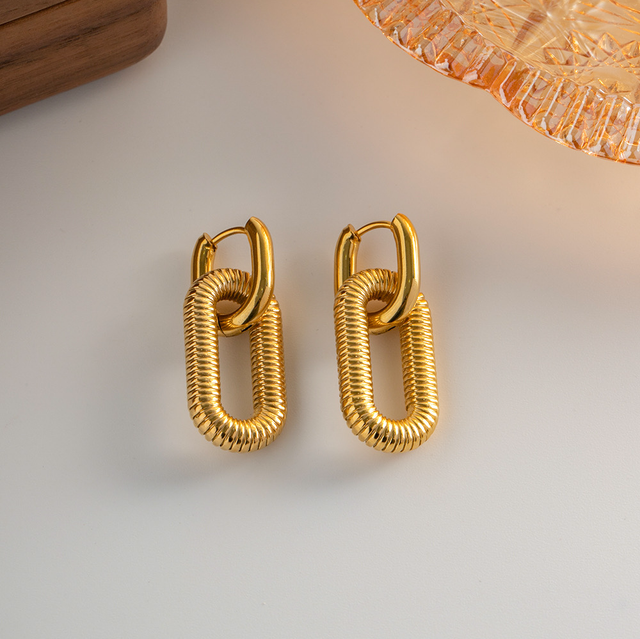 Boucles d’oreilles mode oval 