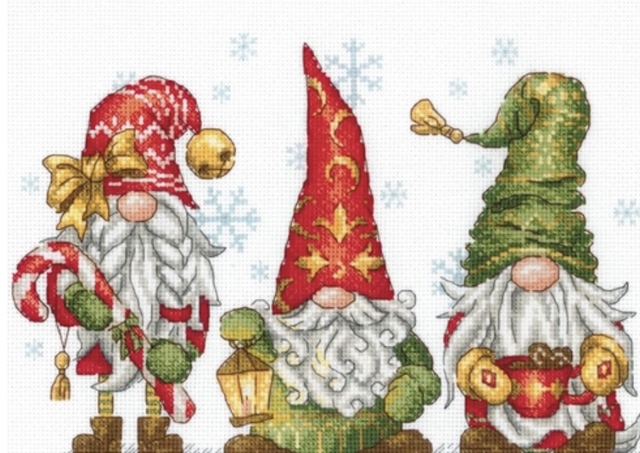 Riolis Jolly Gnomes Cross Stitch Kit