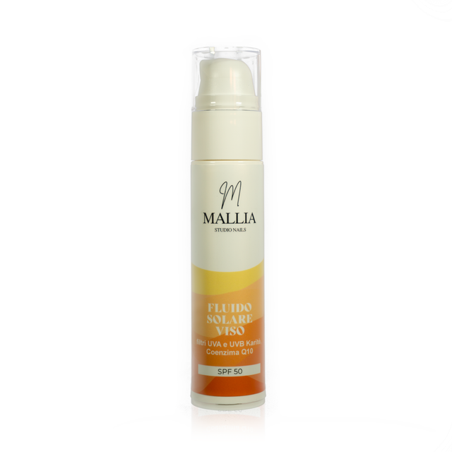 Fluido Solare Viso SPF 50 con Karité e Coenzima Q10