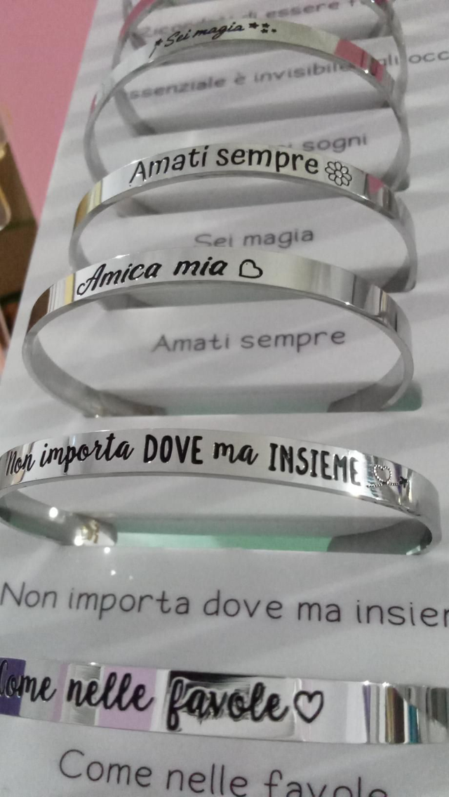 Bracciale " non importa dove ma insieme"