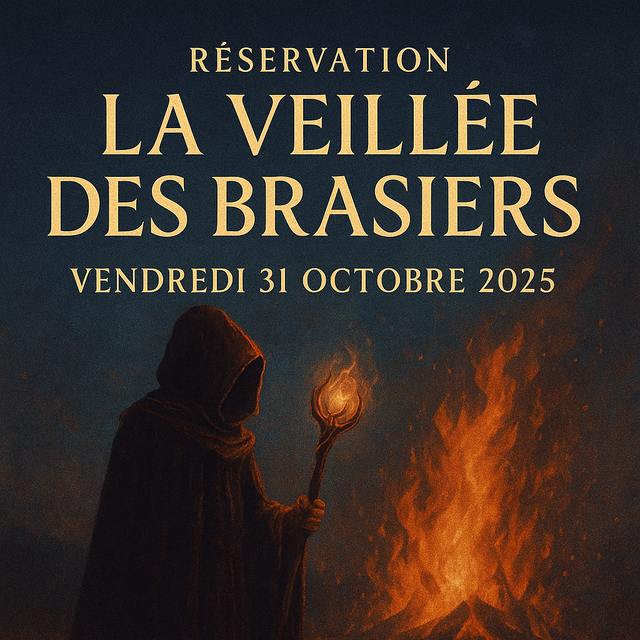 Vendredi 31 octobre 2025 - LA VEILLEE DES BRASIERS - Repas spectacle