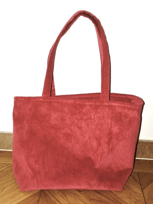 Sac velours rose Modèle Angélique
