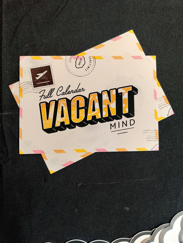 &#039;Sometimes / Lost&#039; postcard