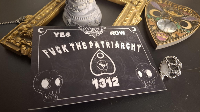Carte postale Fuck the patriarchy 
