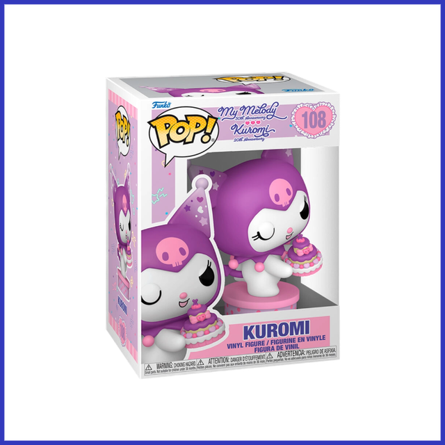 (PRE-ORDER) POP figure Kuromi with Cake #108