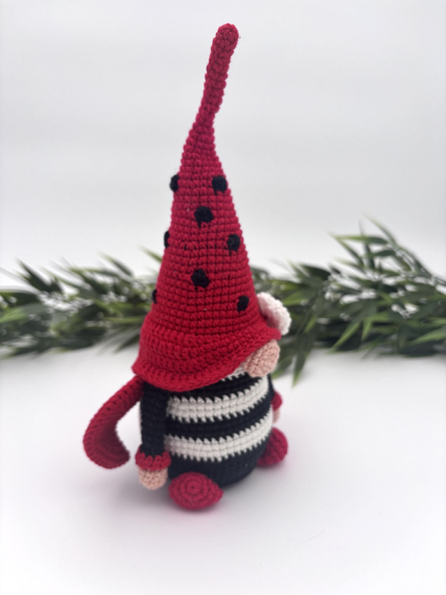Ladybug gnome