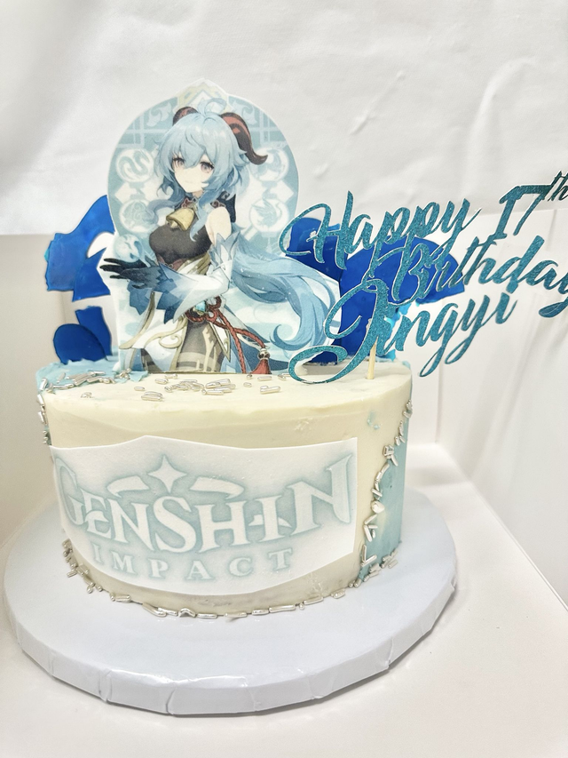 Genshin impact Birthday cake