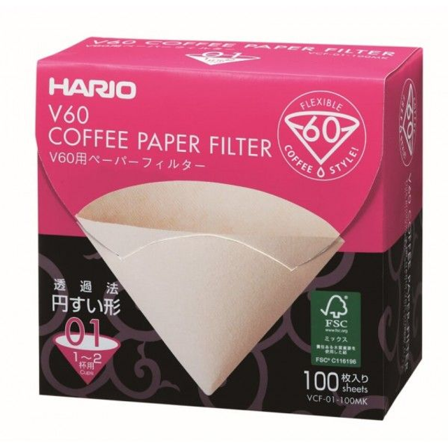 HARIO FILTERS V60 100 PCS
