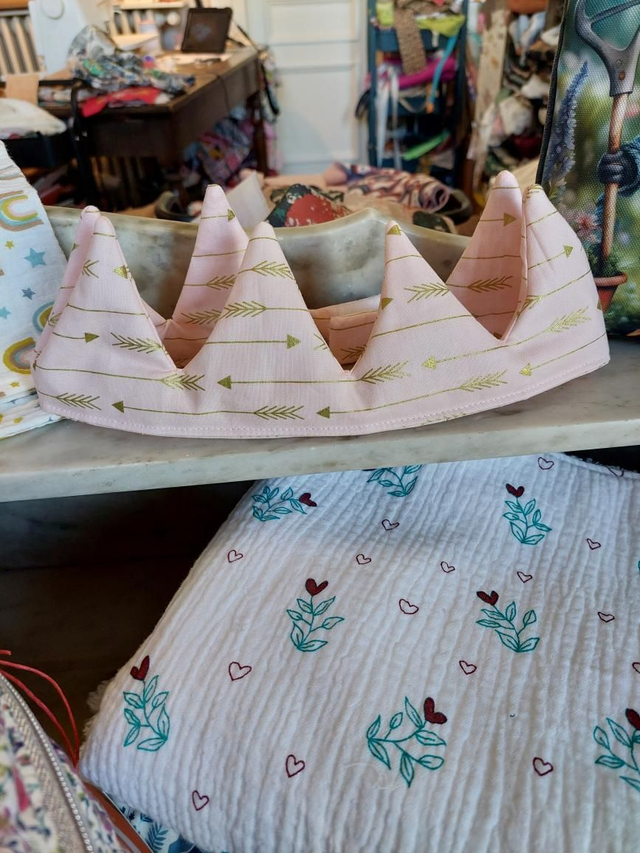 Couronne en tissu taille 8-12 ans