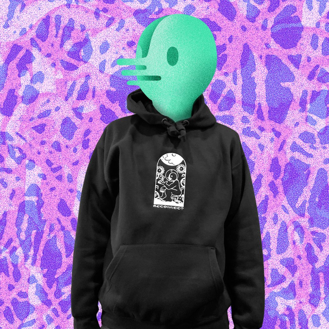 'Reconnect' Embroidered Hoody